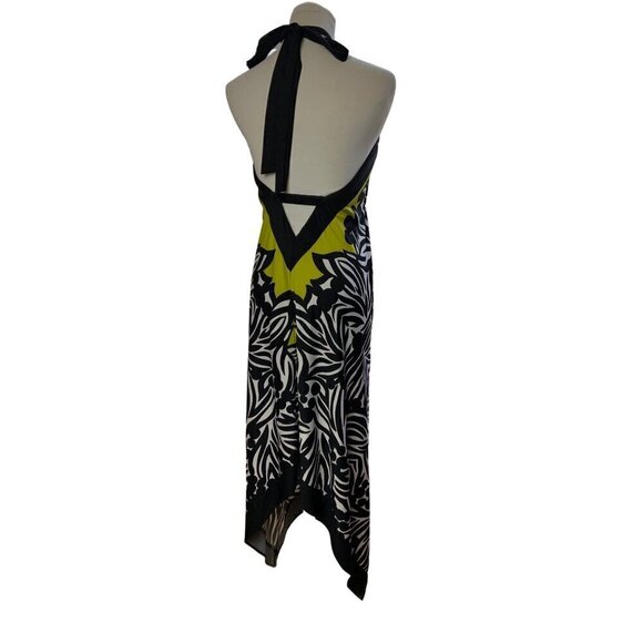 International Concepts Black White & Yellow Dress. Sz M - Picture 4 of 4
